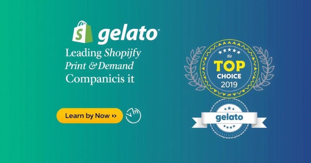 Gelato Named Top Shopify Print-On-Demand Company by Expert Consumers in 2024