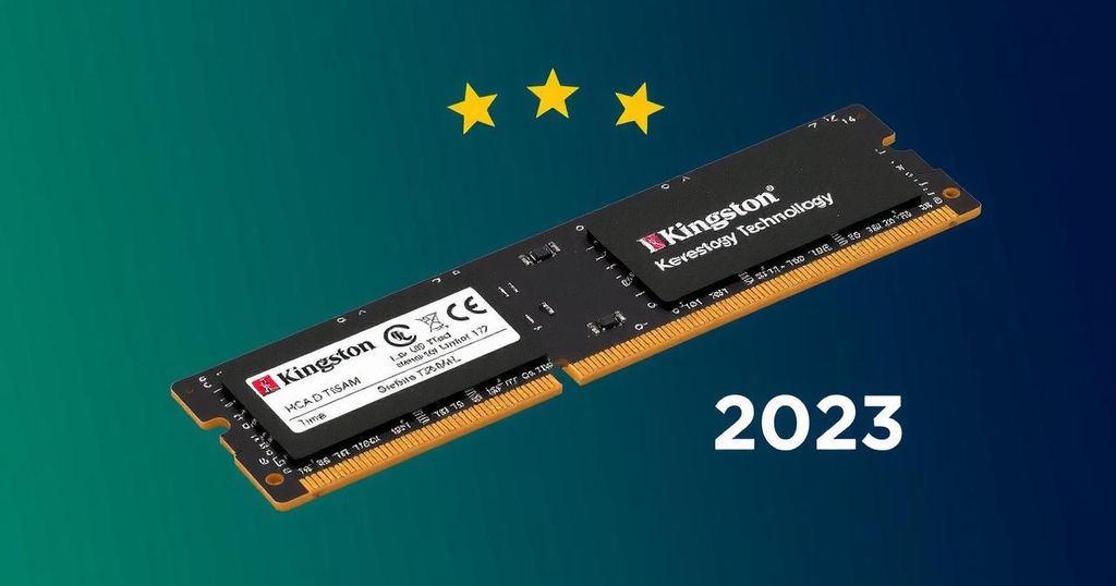 Kingston Technology Crowned Top DRAM Supplier for 21 Consecutive Years